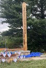 The Rotary Peace Pole in Highlands was dedicated today.